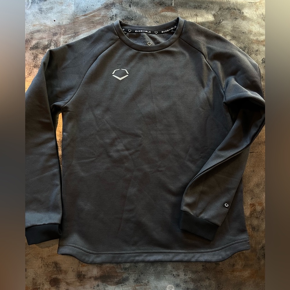 Youth Large Evoshield pullover & baseball tee